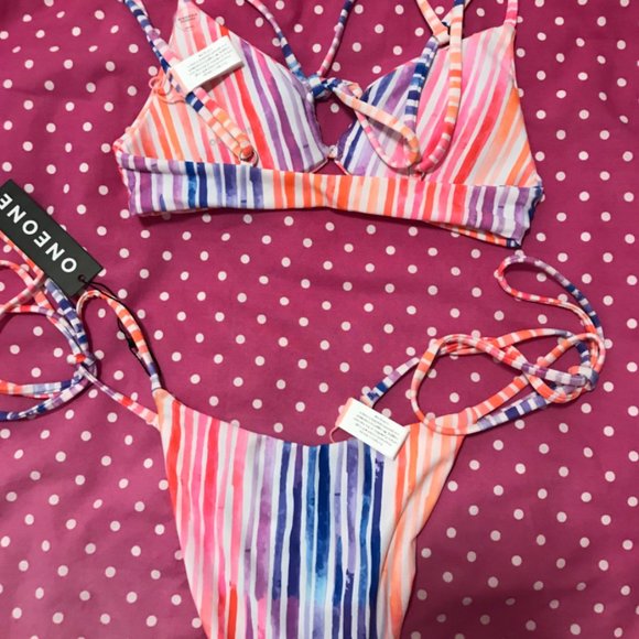 ONEONE SWIM Maggie Top in Canvas - Picture 4 of 4